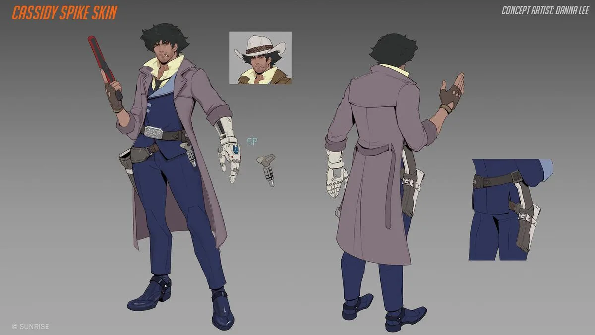 Der Cowboy-Bebop-Skin von Overwatch 2 für Cassidy wird von Fans kritisiert