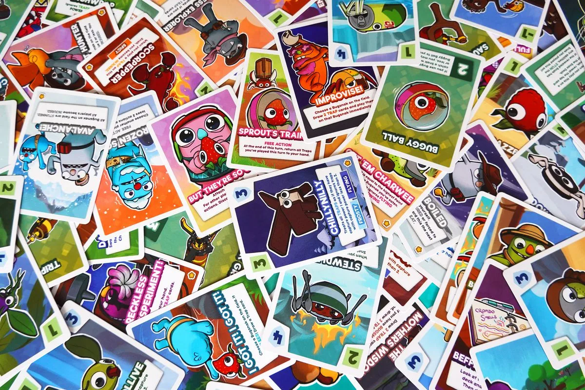 Das Kartenspiel Bugsnax geht auf Kickstarter live und erreicht schnell sein Ziel