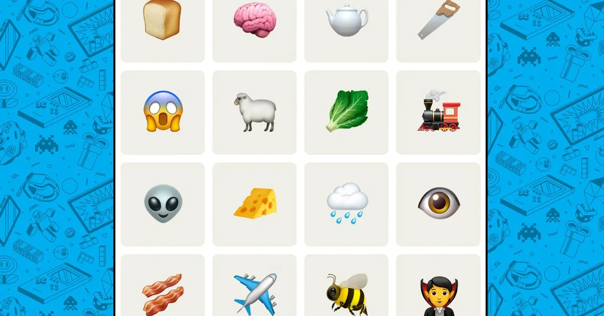 New York Times Connections Puzzle verwendete Emojis für den Aprilscherz